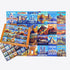 24 Pack 1000 Pack 27.5 19.7 rokt&razo, World Heritage, Mini Jigsaw Puzzles, Pieces Daily Challenge with Reference