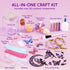 7 8+ JOVA Klever Kits DIY Fairy Lantern Craft Kit with Rose Lights and String Lights, Birthday Gifts with Color Fairy