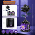 Sets 359 Alagoo Gothic Black Roses Building Blocks Kit, Mysterious Dark Bloom with Vase Toy Building for Boys Girls