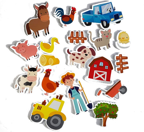 Buddy & Barney BB146 VARUN | Farm Bath Time Stickers - Bath Tub Fun for Kids & preschoolers