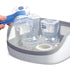 Microwave Steam Sterilizer - White/Grey, Removes 99.9% of Dirt Quickly and Naturally with Steam Power