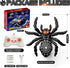 Walls&Ceilings|360Stunts, 2.4GHz 3-12 Wall Climbing Remote Control Spider Robot Toys, Climbs Remote|Gifts for Kids Year