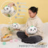 AIXINI 15.7” Cute Panda Plush Pillow, Bamboo Stuffed Animal, Soft Kawaii Toy Gifts for Kids