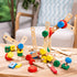 Melissa & Doug Wooden Construction Building Set in a Box, 48 Pcs