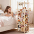 LAMU Stuffed Animal Storage, Wooden Zoo Stuffed Animal Holder with Elastic Cords, Space Save Toy Organizer, Extra Large