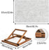 3 1000 Tektalk Foldable Jigsaw Puzzle Board with Angle Adjustable Bracket/Stand, Lightweight Portable Puzzle Mat