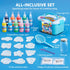 10 12 Klever Kits Water Gel Kit, Magic Fairy Water Gel Toy Kit with Gels, Molds, Preserving Bottle for Presents, Party