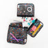Bumkins Travel Bag Set of 3 Sizes, Clear-Sided Toiletry Pouch, TSA Approved, Quart Size, Baby Diaper Bag Organization,