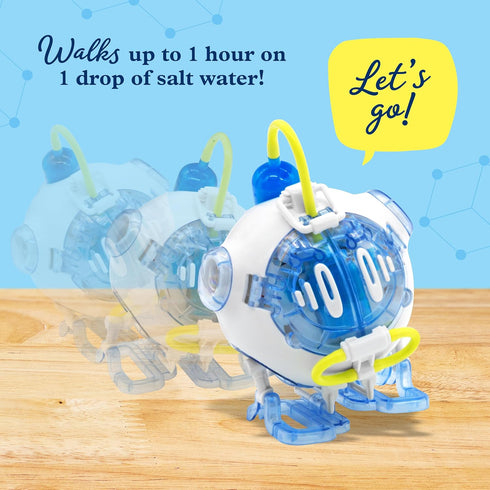 1 1 8+ Thames & Kosmos Saltwater Fuel Cell Robot STEM Experiment Kit | Build a Walking Robot, No Batteries Required