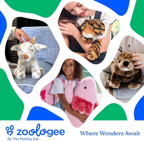 12 inches The Petting Zoo Gorilla Stuffed Animal, Gifts for Kids, Wild Onez Zoo Animals, Gorilla Plush Toy