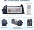 CESAILT Diaper Bag with Changing Station, Travel Diaper Bag Mosquito Net, Waterproof, Insulated Bottle Pockets