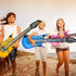 11 Pack Inflatable Guitar, Blow Up Guitar, Inflatable Rock Star Toy Set for 80s Party Decorations
