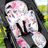 2 1 Pea Pod Baby Car Seat Head Support for Newborn, in Infant Car Seat Head Body Support for Girls Extra Soft