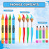 12 Set 12 Pcs Inflatable Crayons Balloons Giant Crayons Jumbo Pencils Large Paint Brush Hanging Classroom Decor for Art