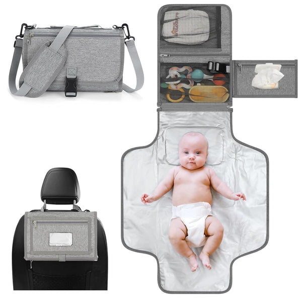 Accmor Portable Diaper Changing Pad, Waterproof Travel Baby Changing Mat, Newborn Essentials