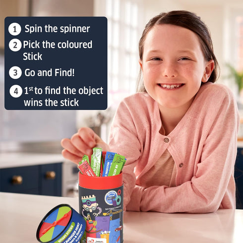 Chalk and Chuckles STEM Scavenger Hunt Game for Kids, Indoor and Outdoor Activities for Family Fun