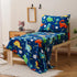 Pureant Sets Set Dinosaur Toddler Bedding Animal Cartoon Comforter for Boys Girls Warm Cute Green Bedding Soft Crib Bed
