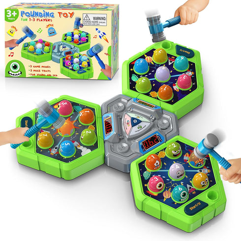 Whack Game Mole for Toddlers, Toys for 3-12 Year Old Boys Girls,