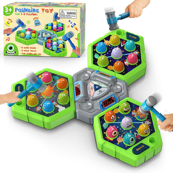 Whack Game Mole for Toddlers, Toys for 3-12 Year Old Boys Girls,