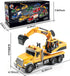 3 4 5 6 Dwi Dowellin Large Excavator Truck Toy for Year Old Boys,Truck Toy with Sound and Light