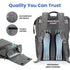PILLANI Kids Travel Tray & Diaper Bag Bundle - Perfect for Family Trips