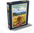 MyPuzzle Yellowstone National Park Vintage Travel Poster, Hayden Valley Bisons - Premium 1000 Piece Puzzle
