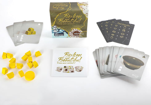 Broken and Beautiful Kintsugi Card Game - Quick-Playing, Portable Game for 2-4 Players