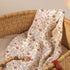 lulumoon Muslin Bassinet Sheets for Girls: Skin-Friendly Floral Bedside Bassinet Sheets for Baby - Fitted for Bedside