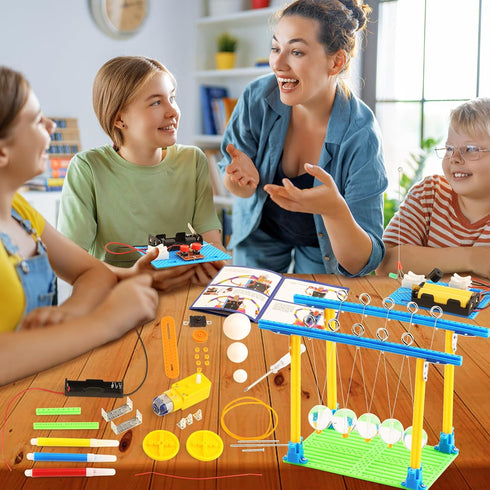 STEM Science Kits for Kids Age 8-12, Engineering Projects Activity Robot Building Craft Kit