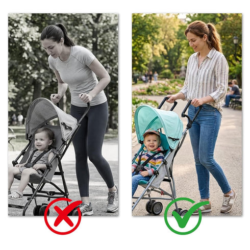 Generic Handle Extensions Compatible with Cosco Umbrella Stroller, Stroller Handle Extenders for Tall Parents