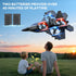 2.4GHz 360 6-Axis 40 RC Plane - Remote Control Airplane with LED Lights, Stunts & Gyro | Crash-Proof Foam Design | Min
