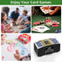 Automatic Card Shuffler - Battery Operated for 1/2/4/6 Decks, Electric Shuffler for Poker & Casino Games