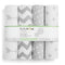 BaeBae Goods Premium Crib Sheets for Baby Boys and Girls, 4 Pack, Soft and