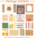 ROBOTIME DIY Miniature House Kit Miniature Dollhouse Kit Tiny House Kit for Adults Library House Kits Best Birthday