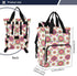 SUABO Backpack Powder Red Green Orange Ethnic Silk Pattern Baby Diaper Bag Large Bag Waterproof Travel Diaper Bags