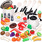 CUTE STONE Play Kitchen Accessories Toy - Play Food Sets for Kids Kitchen, Toddler Kitchen Playset