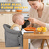 WeierDa 6-36 Hook On High Chair Portable & Foldable for Babies Months Attach to Fast Table Clip On High Chair
