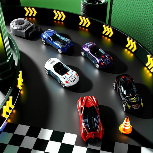 Cleboen Set 12 Pack Race Car Surprise Egg for Kids, Blind Eggs with Alloy Race Car Toys Inside, Ideal Birthday Gift