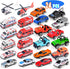 Push Cars | Mini Cars | 24 Pack Toy Cars for Toddlers 1-3 Year Old Boys and Girls, Small Vehicles Play Set