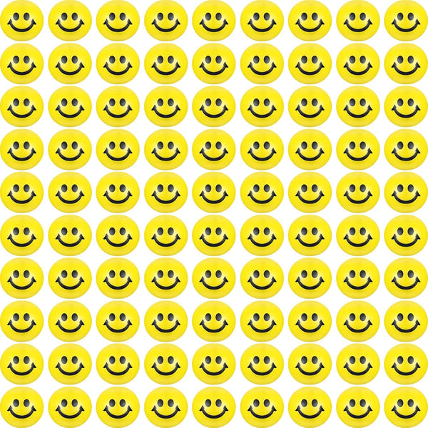 Vinsot 100 Pcs Stress Balls Bulk Smile Face 2 Inch Funny Stress
