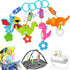 Baby Toys for 0-12 Months - Soft Rattle Wind Chime Car Seat Crib Stroller Hanging Toys for Boys and Girls