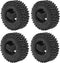 4Pcs ShareGoo 1.0" RC Crawler Tires, Micro Rubber Tires Width 20mm Compatible with Axial 1/24 SCX24 Gladiator