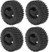 4Pcs ShareGoo 1.0" RC Crawler Tires, Micro Rubber Tires Width 20mm Compatible with Axial 1/24 SCX24 Gladiator
