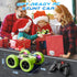 Car4WD 360 2.4GHz Ages612, Remote Control Stunt Flip DoubleSided RC Car LED Light Bar & Modular USBC Battery, OffRoad