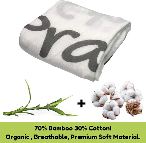 47x47 1:27) Organic Baby Swaddle Blanket for Baby Boy Girl, Newborn Nursery Blankets, Silky Muslin Receiving Blanket