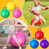 Lewtemi 6 Pcs Hopper Ball - 22 Inch Inflatable Jumping Hopping Ball with Handle and Air Pump for Kids Outdoor Games