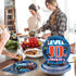 96 Pcs 10th Birthday Video Game Party Supplies - 350 GSM Disposable Paper Plates and Napkins Tableware Set for Kids Boys