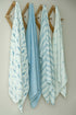 4 Pack 31.5 43.3 Muslin Swaddle Blankets for Newborn, Cotton Baby Blankets for Boys, Large x Breathable Soft Receiving