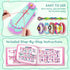 2-in-1 Set 6 7 8 9 10 11 12 Hollyhi Friendship Bracelet Making Kits: DIY Art and Crafts Jewelry String Braiding Toys