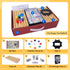 12 Set 8PCS 9 91 Set Double Mexican Train Dominoes for Adults with Wooden Holders, Train Markers, Color Dot Tile